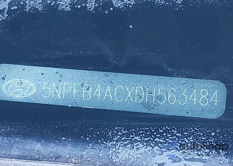 2013 Hyundai Sonata Gls из США, поврежденный, VIN 5NPEB4ACXDH563484